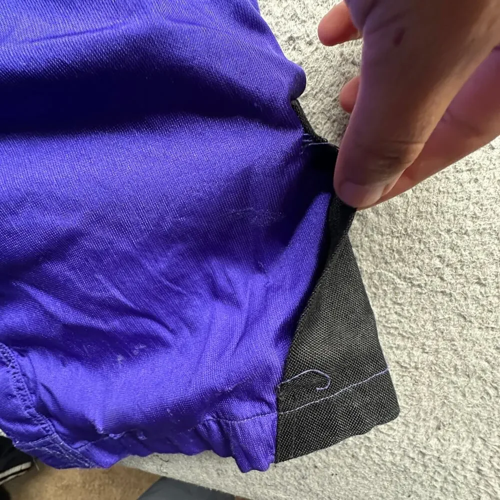 Vintage The North Face Gore-Tex Purple Ski Pants Mens XL Black Hybrid Sizing